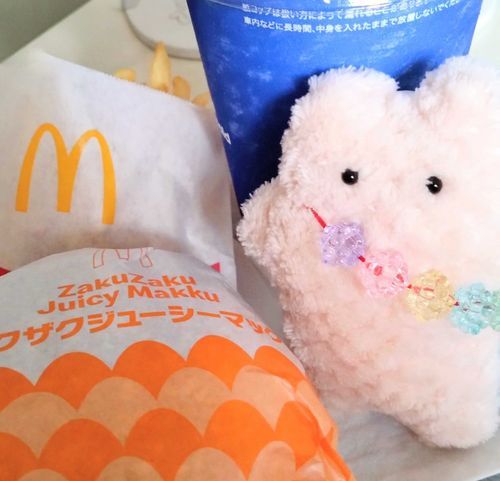 マックのザクザクチキンバーガー、おいしかったね🐕🎶