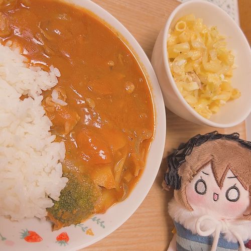 ハヤシライスとマカロニサラダ!!
うまうまー