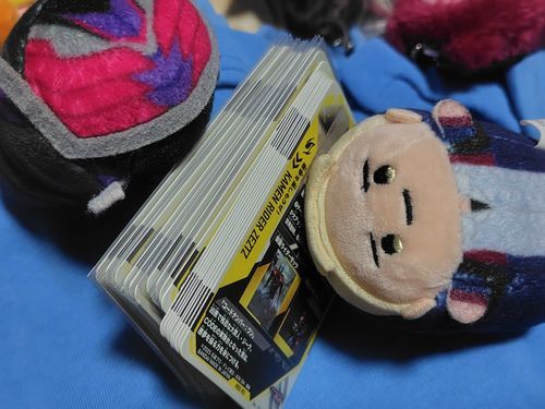 俺のカード　こ〜んなにたくさん集まったみたいだな〜(カードの表側、人間判定されて投稿できなかったぜ)

飼い主ちゃ〜ん　スリーブが全っ然足りてねぇぞ〜(笑)