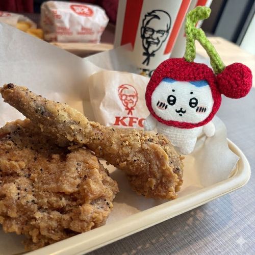 急遽ケンタッキー行けたので、AI合成で失礼します🍗🍗