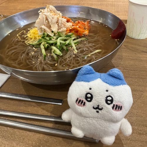 フードコートで冷麺❕
냉면❕ネンミョン❕❕