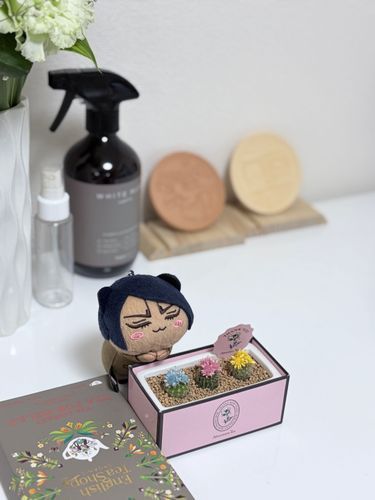 鯉にゃん
ちょこんと座って、いい子だね🌵