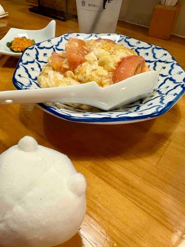 トマトと卵のふわふわ
スープみたいによく効いた味