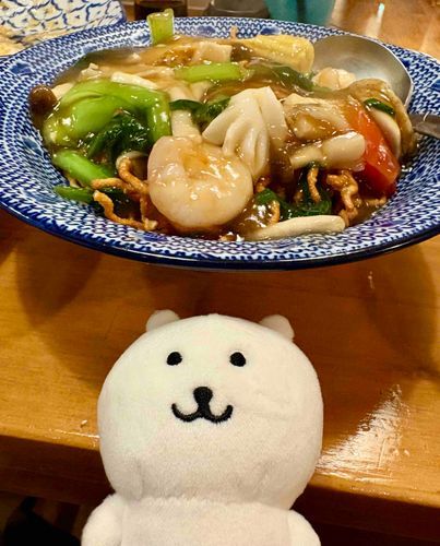 あんかけかた焼きそば
大きすぎる 体の芯までホッカホカ