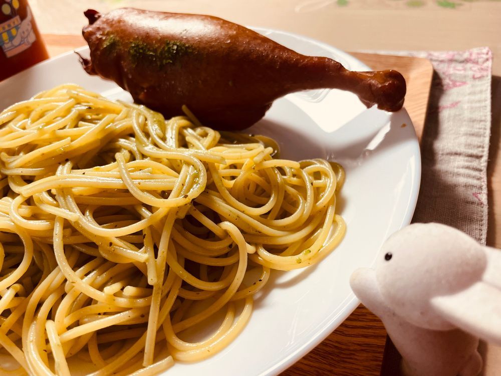 5日間のお休みも終わりです。最後に明日からがんばるために立派なお肉を食べますよ。がんばりましょうね。
