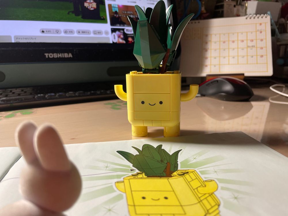 できましたよー！圧倒的存在感、ムキムキです！