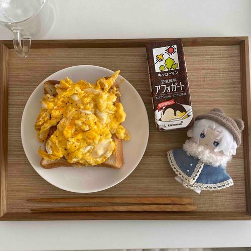 ゆったりブランチだね、とどぬ


豆乳、うまい！