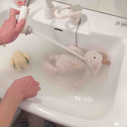 ひさしぶりにおふろはいってるやぎよ〜🐐🛀
むちまろは はじめてのおふろやぎよね🐐🐢がんばろうやぎ🐐❕
わゎっ、、ままさんかおにおみずかけないでやぎ〜🐐💧‬