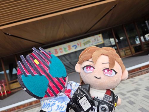 今日はディケぬいと士ぬいの2人を連れて仮面ライダーマイスショーに通りすがってきました🥰