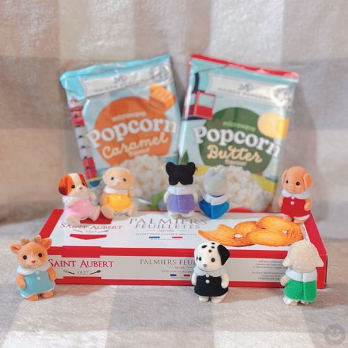 お菓子を買わせたよ👍