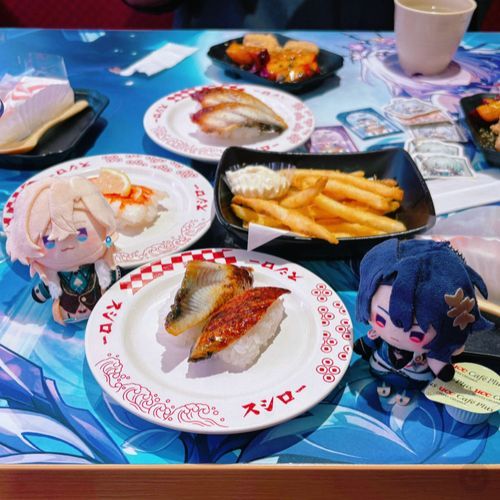 スシローに行ってきたよ。
どのコラボメニューもとても美味しかったよ🍣