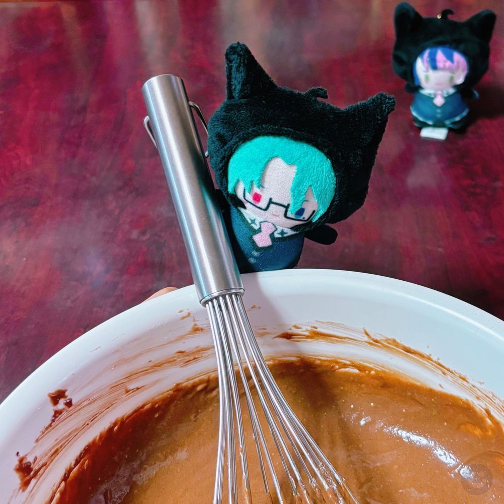 本日はチョコレートブラウニーを作りましたよ🍫
