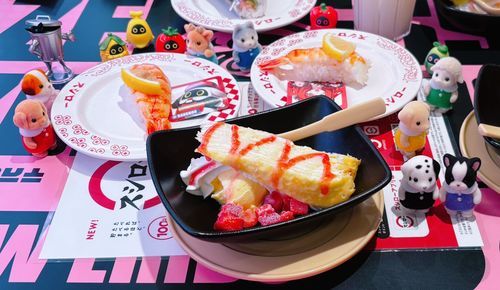 スシローでボンプたちとご飯を食べたよ🍣