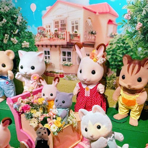 今日はシルバニア展に行ったよ
おれたちの仲間がいっぱいいたよ