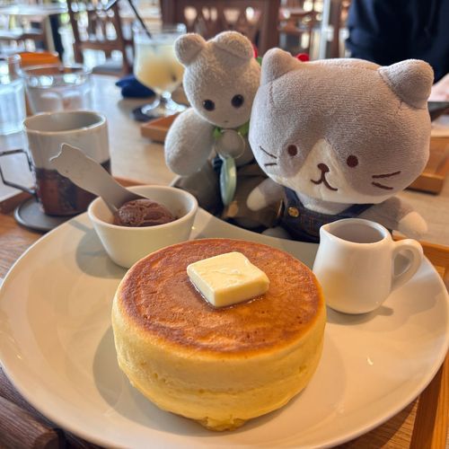 おお…アツアツぱんけーき…