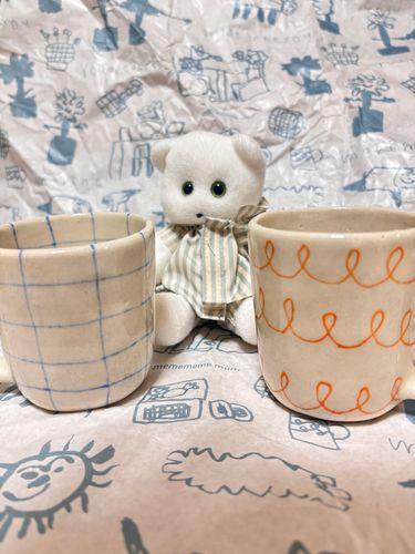 どーもベヤ吉だよー
いつも使ってるマグカップが欠けちゃったから
新しいの買ってきたやよ
作家物なんて、あんまり買わないからキンチョしちゃうよね