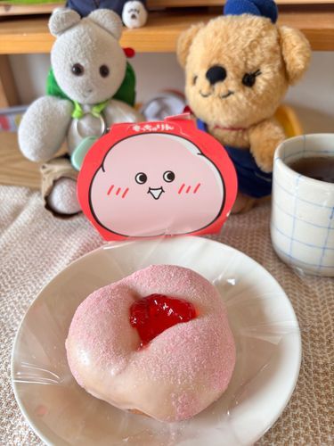 もっちゅりんちゃん捕獲！
あんまり並んでなかったから、並んでみたら買えたや(՞•.̮ •՞)
もちもちうまうまでした