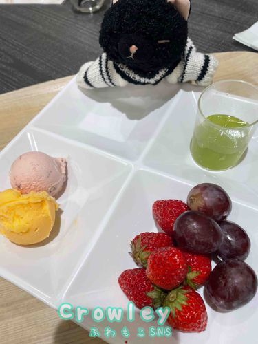 にゃんにゃんにゃんのひで、ごちそうをたべてきたにゃ

むちゅうでたべてておしゃしんわすれてて、デザートではっ⁉️ってにゃったにゃん✨✨✨
しあわせにゃねこのひだにゃ〜
