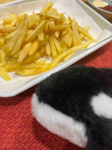 ポテトだよー、いただきます