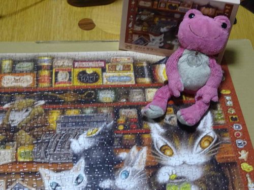 みてみて！こないだパズルで遊んだの💕
すっごく楽しかったんだ〜
