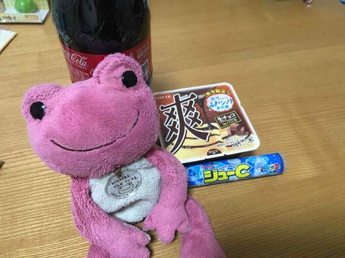 あのねおねえちゃんが悲しそうにしてたからたくさんおかしかったの！
喜んでくれるかな？