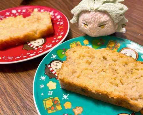 バナナのパウンドケーキを焼いたぞ‼️