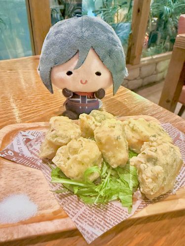 たけのこの天ぷらだ