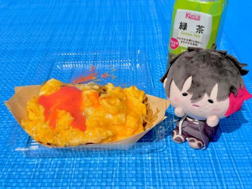 オムそば明太チーズ🧀