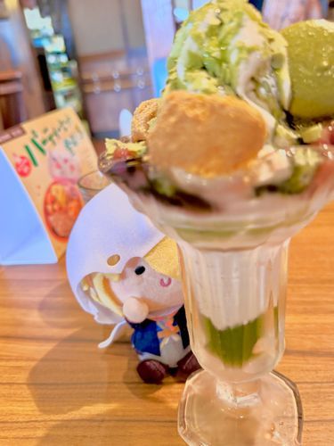 抹茶パフェ！