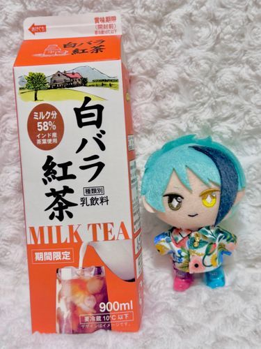 白バラ紅茶です！