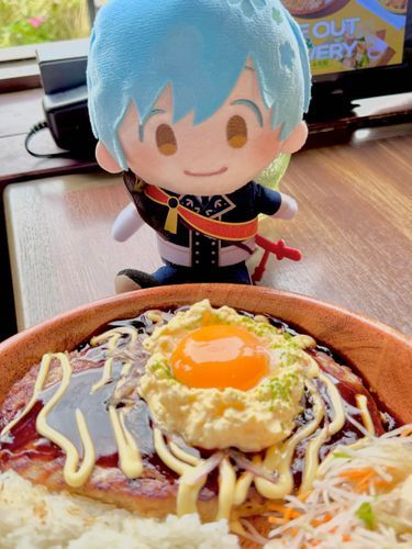 お月見ハンバーグ🌕
