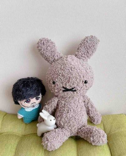おっきなうさぎさん　こんちにわ