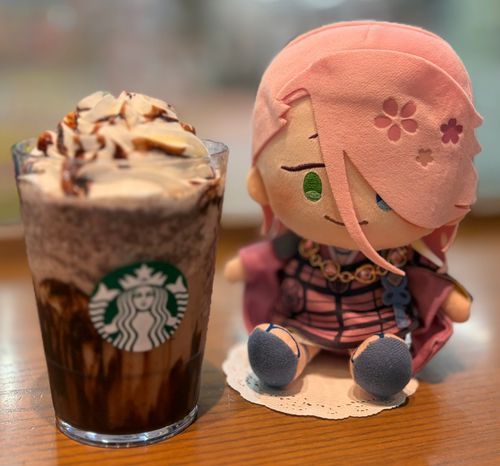あま〜い！！😆🍫🌸
とっても甘くて美味しいフラペチーノを飲みました🥰