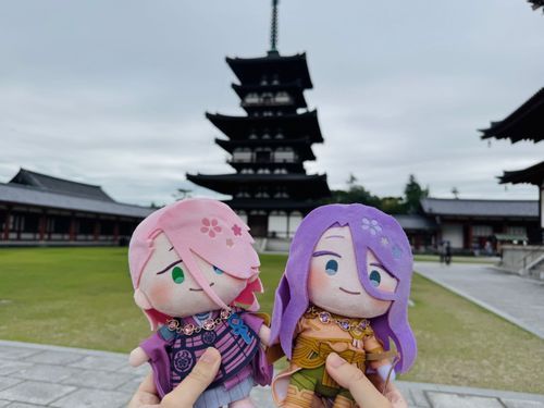 お久しぶりです🌸
先日、薬師寺で開催されていた｢刀の教科書展｣に行ってきました⚔️
本物の蜂須賀虎徹を見ることができて感激だったそうですよ👀✨