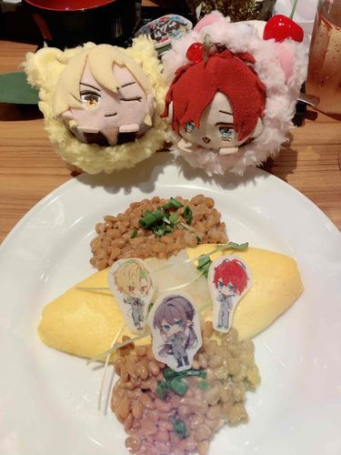 まてんろオムレツだよ✨(ぴぷ)
な、なっとう…くさもち…😫(どぽぽ)