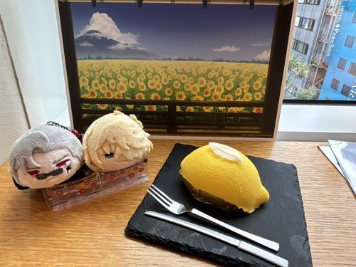 さんちょうもうの れもんけーきだな