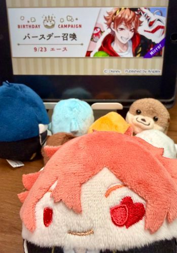 きょうの はいしん みてくれた？
ガチャは 22にちから だから、わすれずに チェックしてくれよ！
たんじょうびプレゼントも ヨロシク～♪