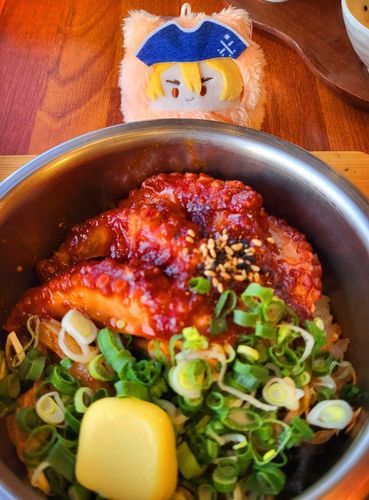 2602 タコ石鍋ご飯🦑🥄
