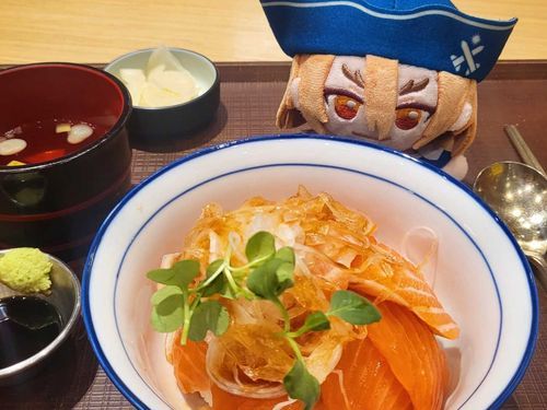 サーモン🐟🍚🥄