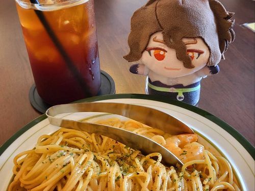 お兄ちゃんと🍝☕