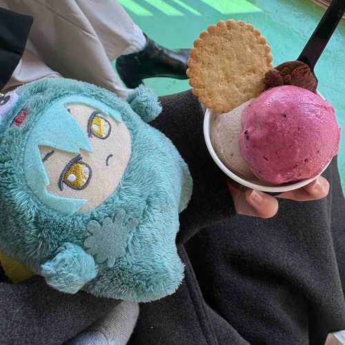 かいだし疲れたからごほーび食べた！ジェラート？ってアイスとなにが違うの？