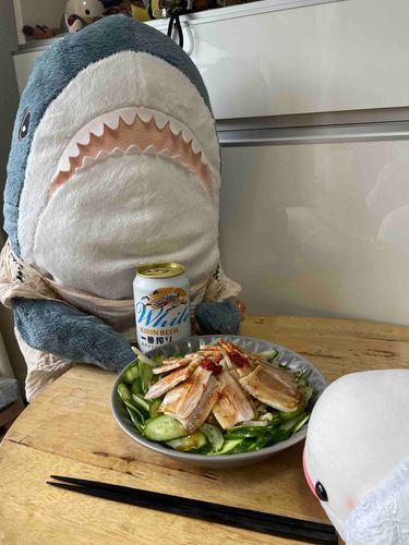 ゆのがいない間にさめこおねぇちゃんがお酒飲み始めたよ
ゴールデンウィーク、ゆののお世話疲れたーって言ってた。
この間からCMしてるの気になってたからさめこおねぇちゃんのお小遣いで買ったんだって。
ゆのにおつまみ用意してもらってたよ
べるさんにそのお肉…あ！辛そうだからやめとく……