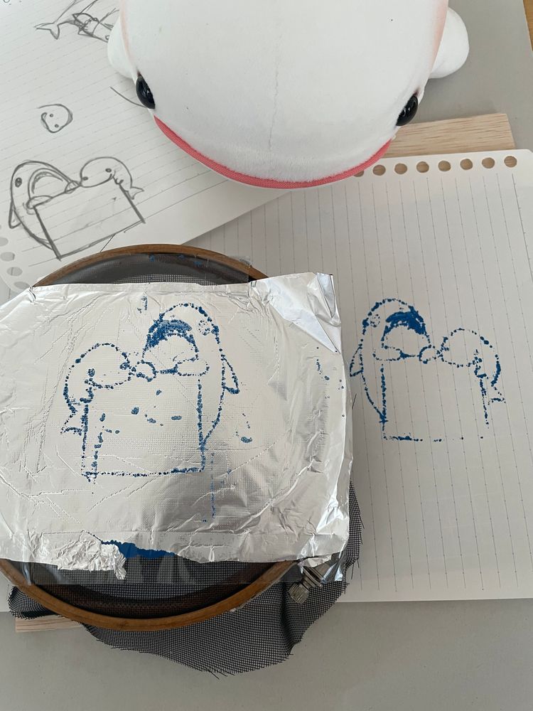 ゆのが実験ってアルミホイルでなんかしてたの
アルミホイルでやるガリ版印刷なんだってさ
うーん、上手くいかなかったの
なんかゆの、スタンプ作りたいらしいの
しかたない、べるさんもお手伝いするの