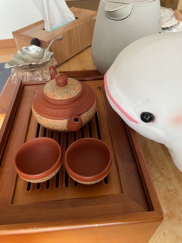 ゆのが寒い寒いっていいながら、前に知り合いのおねぇさんにもらった桐柏毛尖っていう緑茶を入れてくれたよ
べるさん用のちっちゃい湯呑も出してくれたの
でもべるさん、お茶よりおやつがほしいなぁ