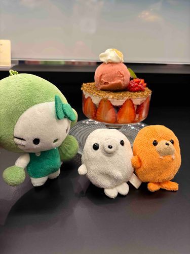 お友達とパフェ〜☺️