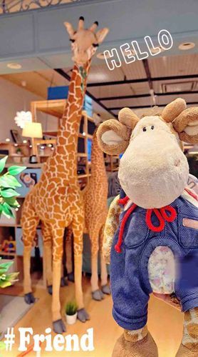 おともだちに会ったよ🦒✨