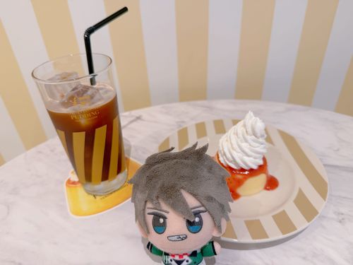 プリンもアイスコーヒーもおいしいね、ひでお