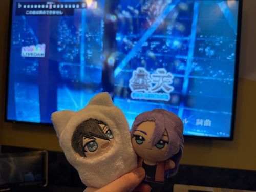 この2人では初めてのカラオケだね、ひでお、紫音