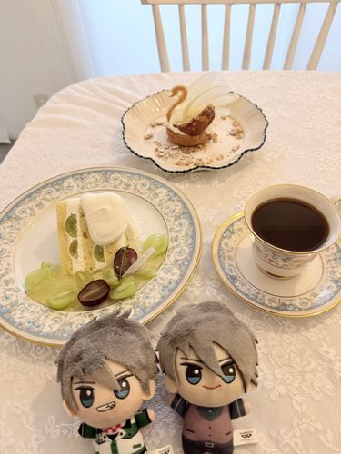 スワンシューもショートケーキもおいしかったね、ひでお