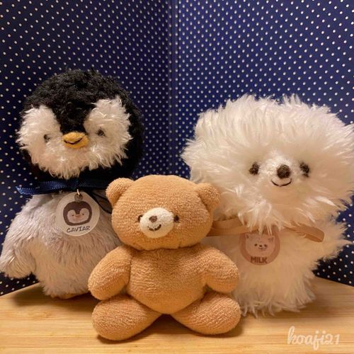 minne出身の、この3人…
☺︎にっこりトリオ
☺︎にっこりおくちーむ
という、名前になりました！
その時によって使い分けるそうです🤭